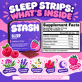 Sleep Strips ingredient amounts from Supplement Facts