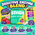 Protease 10 mg, papain 15 mg and bromelain 15 mg blend spotlight